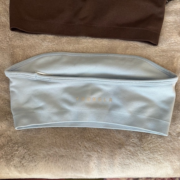 YoungLA Set of Four Bandeau Tops in Assorted Colors XS - Picture 2 of 5